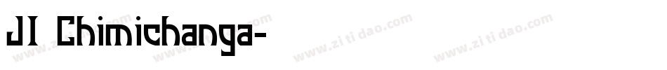 JI Chimichanga字体转换